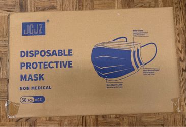 JCJZ Disposable Protective Masks 2000 Count