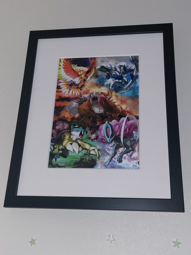 Pokemon artwork One Of A Kind (Staff Only Tournament)(artwork Is Holo Similar To A Pokemon Card)