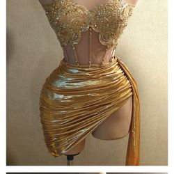 Gold Dress