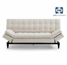 Sealy Futon Montreal Sofa Convertible - Sydney Tan