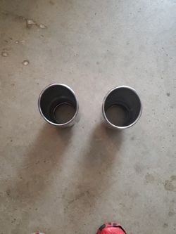 Stock Exhaust Tips Off A Dodge Charger 