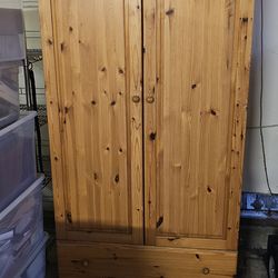 Oak armoire