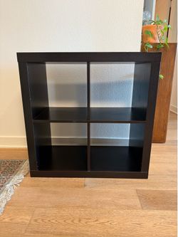 IKEA Kallax black shelf