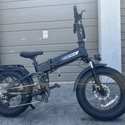 HEYBIKE Mars 3.0 Full Suspension Torque Sensor Folding Electric Bike In Black