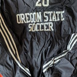 Vintage OSU soccer Warm-up Adidas Jacket