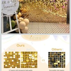 Gold Giltter Xmas Backdrop Panels