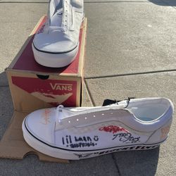 VANS white sneakers Men Size 10.5