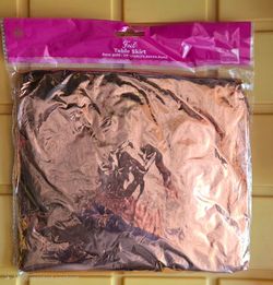 Rose Gold Table Skirt