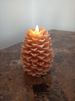 Pine Cone Shaped Pillar Candle
