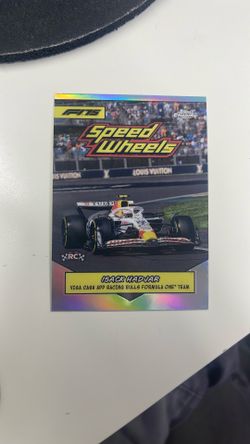 Isack Hadjar 75-VCARB Rookie Card Topps F1 Chrome 2025