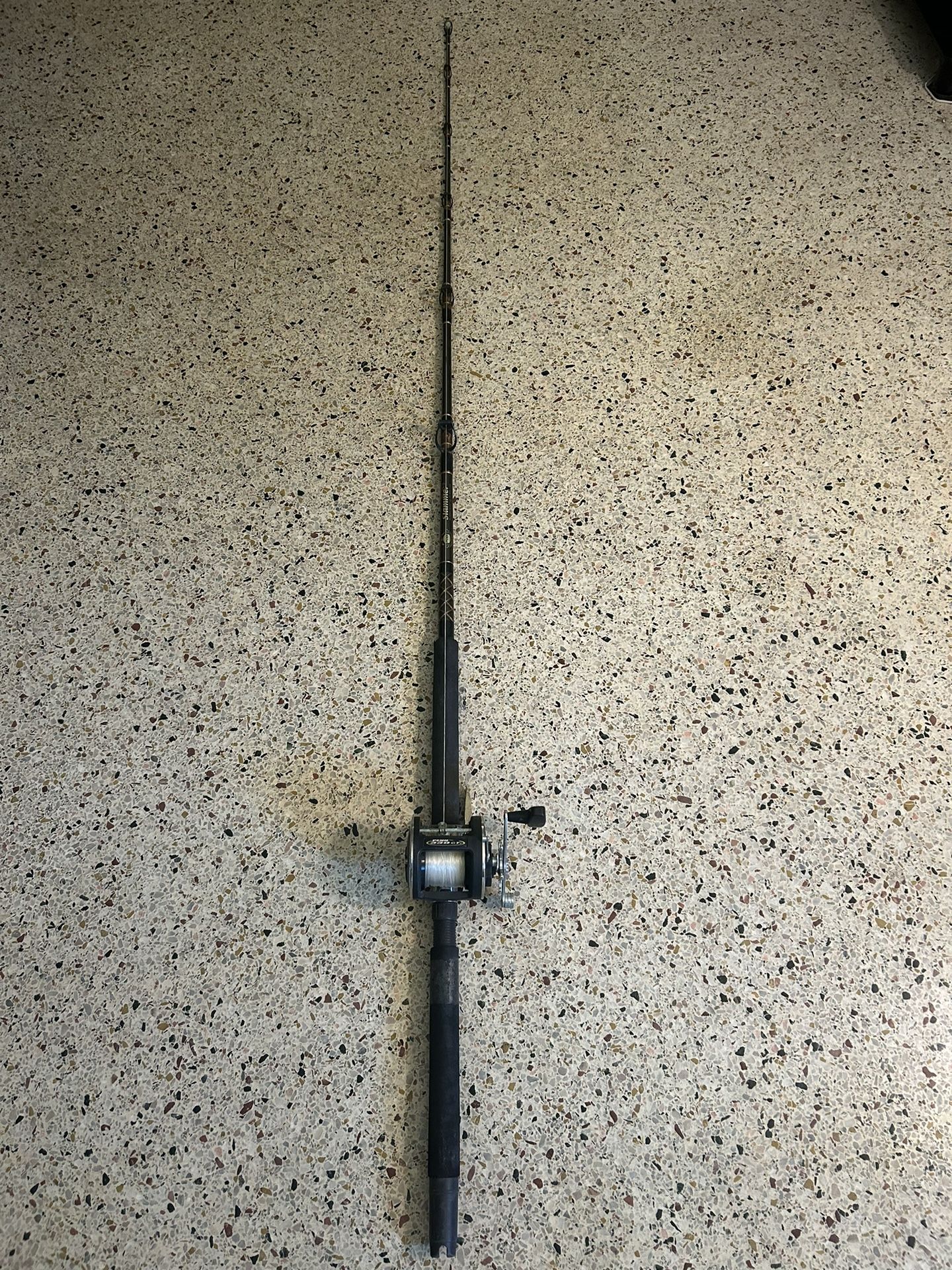 Fishing Pole Rod And Reel Penn Slammer Sl 3080C66 6‘6“ One Piece 3280 Pound Line