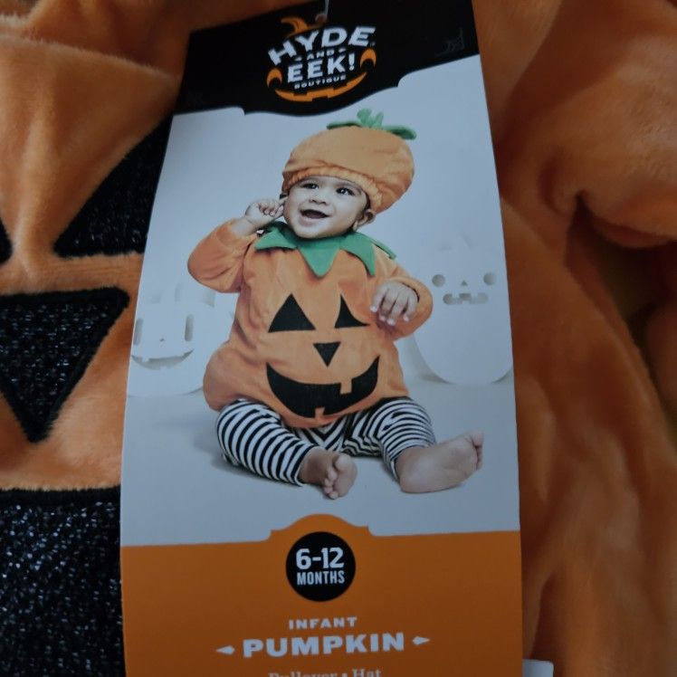 Hyde and EEK! Boutique Infant Pumpkin Halloween Costume 6-12 Months