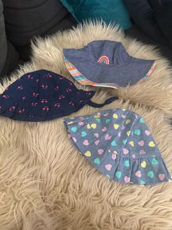 Summer baby girl sun hats 12/18 months