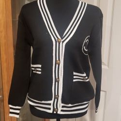 Knitted Cardigan Sweater Size Small