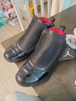 Air Jordan High-Top Sneakers Black Red 9.5 men
