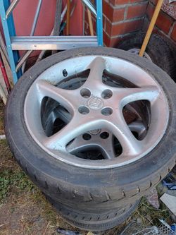 2004 mazda miata 4 legs rims and tires