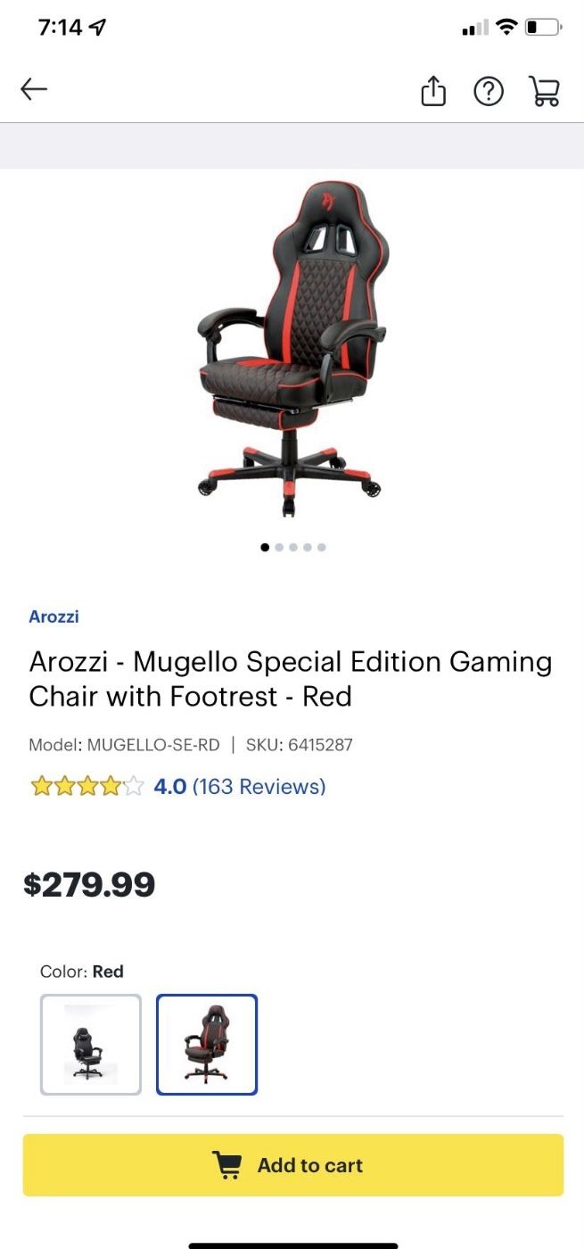 Arozzi mugello gaming chair outlet