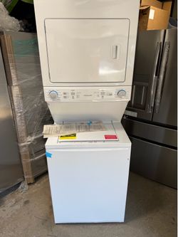 Frigidaire washer and electric dryer combo brand new one receipt for 6 months warranty