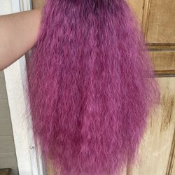 Wavy Pink Wig