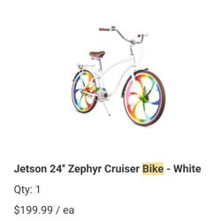 24" Beach Cruiser Bike