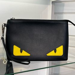 Fendi Monster Eyes clutch