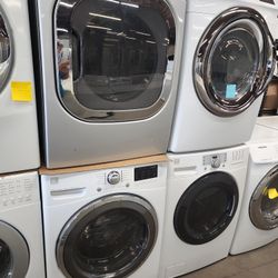 Lg Kenmore Steam Heavy Duty Front Load Washer And Dryer Set 