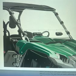 NEW Viking Windshield. Scratch Resistant Vent Front Windshield Compatible with 2014 thru 2025 Viking/Viking VI Clear Front Window PC Hard Windshield