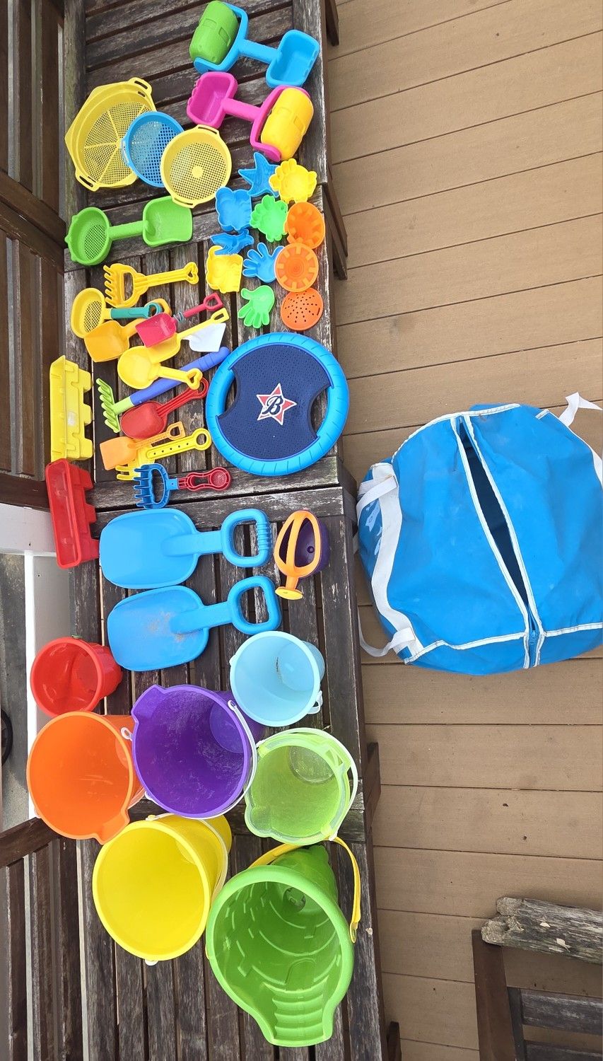 Large Bag Of Assorted Sand Toys 