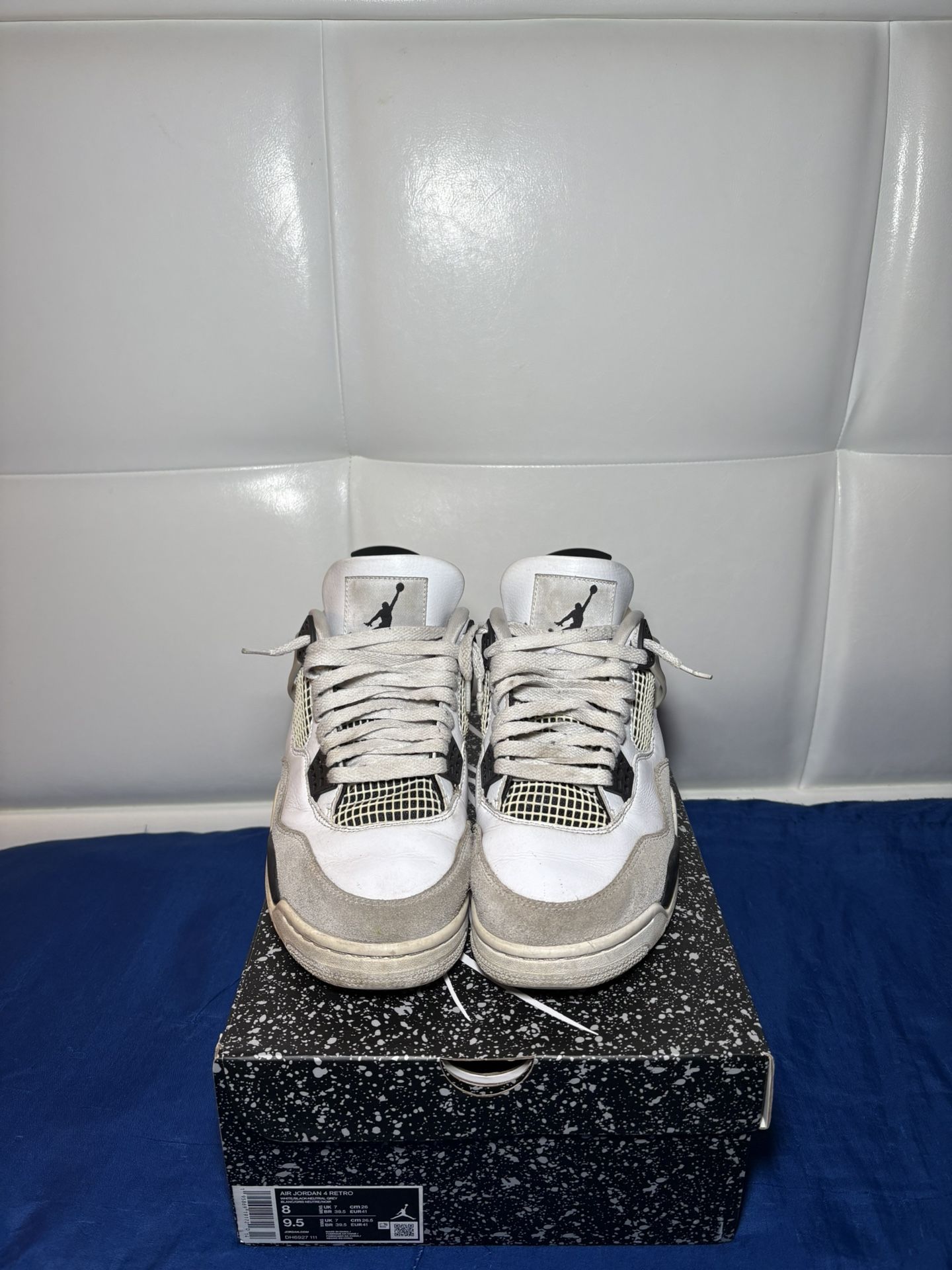 Jordan 4 Military Black Size 8 Men With Original Box ,100% Authentic