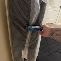 Firm queen-size mattress, never used, original price around $800, selling for $380.