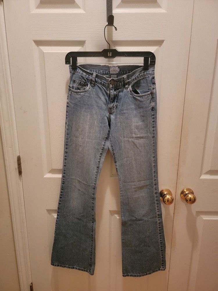 Calvin Klein Women's Light Wash Flare Jeans - Size 1