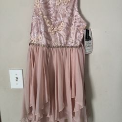 Girls Pink Dress Size 12