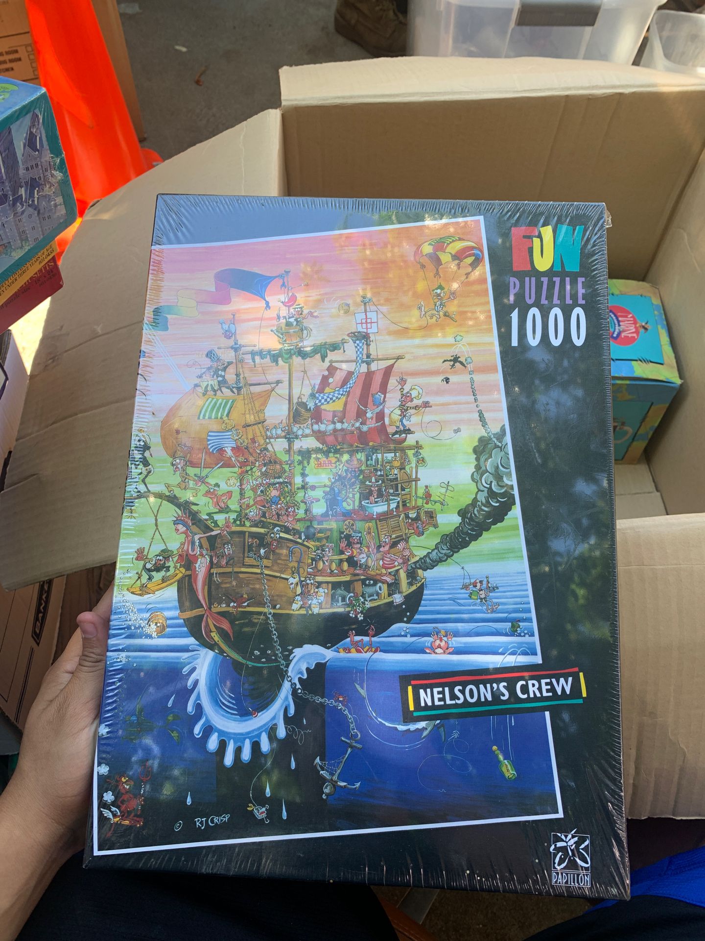 Jigsaw Puzzle Mordillo Heye Fun Nelson Crew Crisp Rare 1000 Vintage Poster