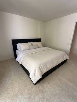 Restoration Hardware Bezier King Bed