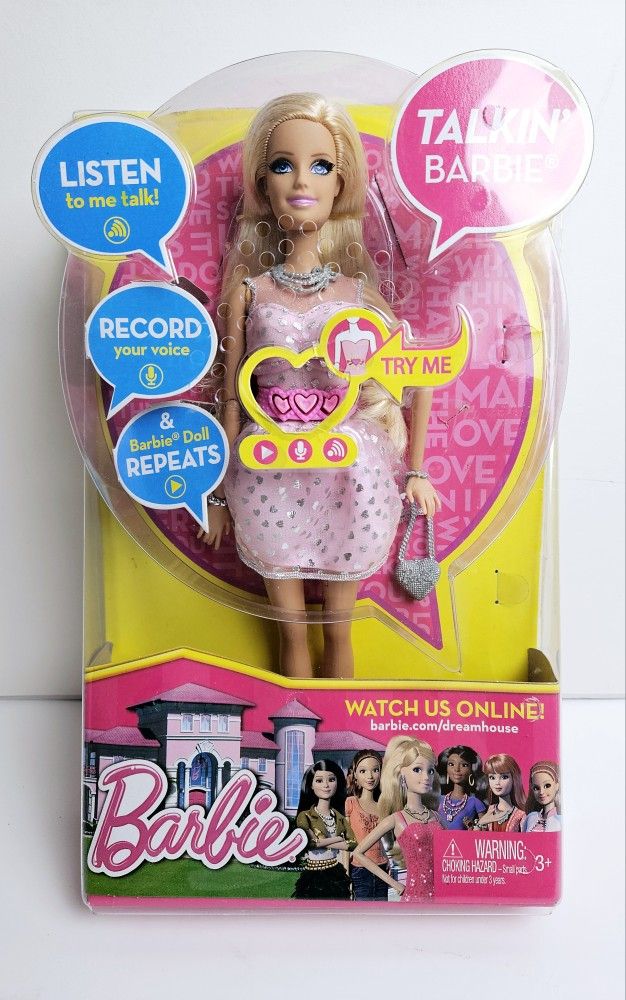 Mattel, Life in the Dream House Talking Barbie Doll (Never Removed From Box)