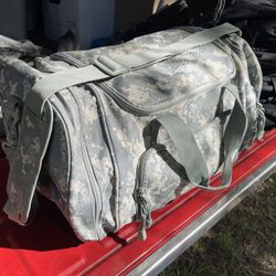 Military Cargo Back Pack Bag Camo Duffle Rifle Carrying Case