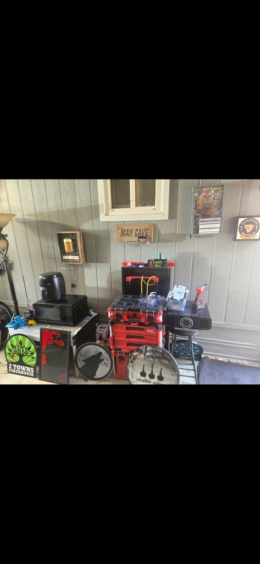 Man cave signage and everything else you could use