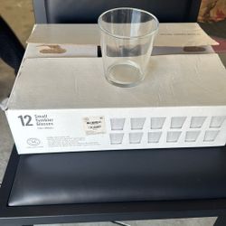 12 Small Tumbler Glasses