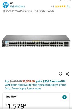 HP 48 PoE+ Switch J9772a