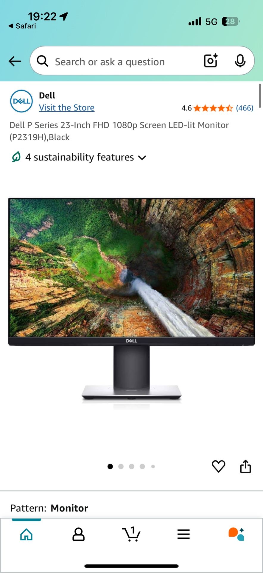 Dell 24 Inch Office Monitor