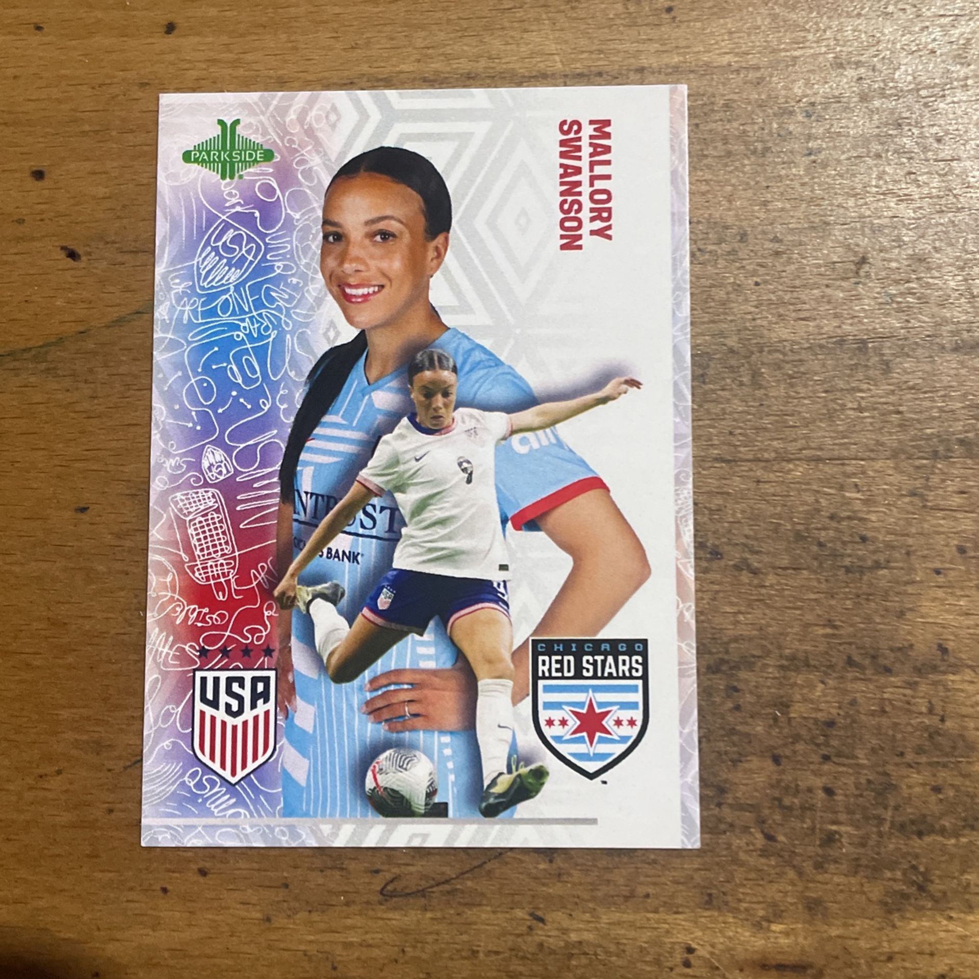 2024 PARKSIDE MALLORY SWANSON ONE NATION ONE TEAM CARD