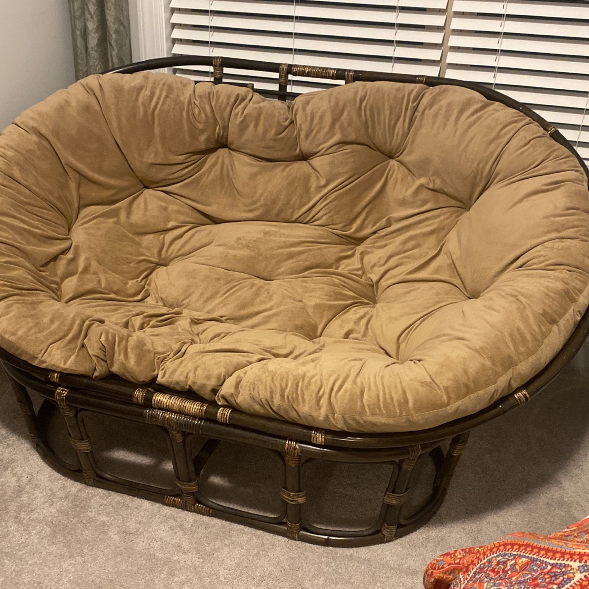 Pier One double Papasan chair