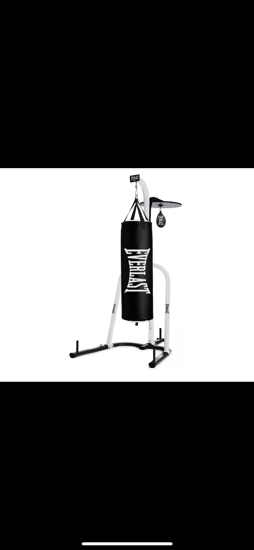 Everlast  power core dual bag and stand with punching Bag 