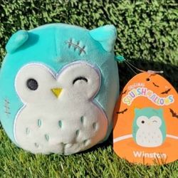 Squishmallow Squishmallows Winston The Owl 4.5 inches New