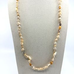 Natural Seashell Strand Necklace - Beach Jewelry & Cottagecore Accessory