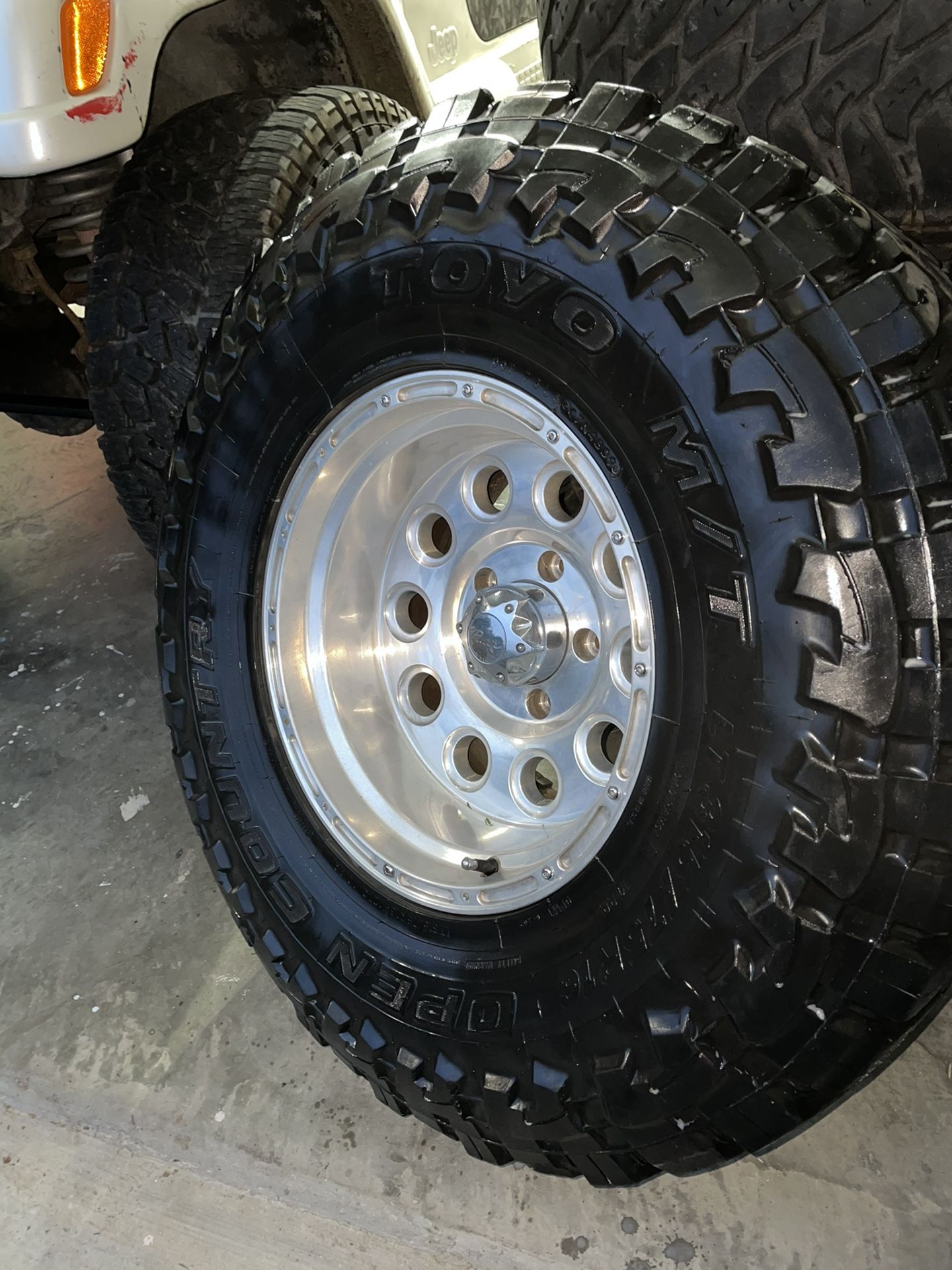 315x75r16 Wheels And Tire Set Of 4 Racing Wheels And Toyo MT Tires Wheel Are 5x5.5