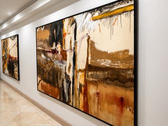 Large Modern Abstract Canvas Wall Art