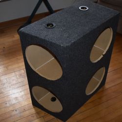 4 hole 15 inch subwoofer best sale box