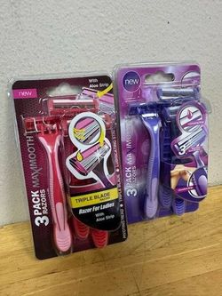 RazorMax (Purple & Pink) 3-Pack Razors - BRAND NEW