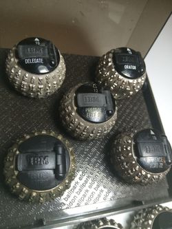 Typewriter font balls (typeballs)